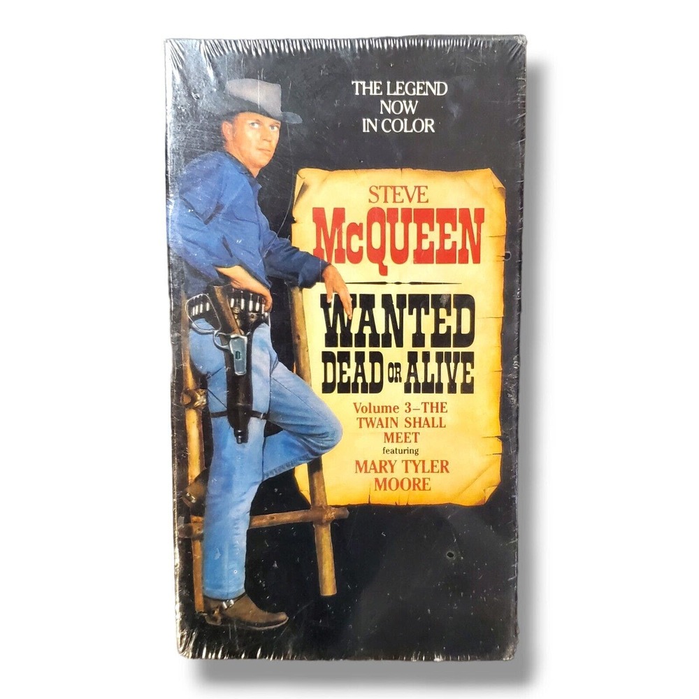 Steve McQueen Wanted Dead Or Alive Vol 3 The Twain Shall Meet Factory Sealed VHS